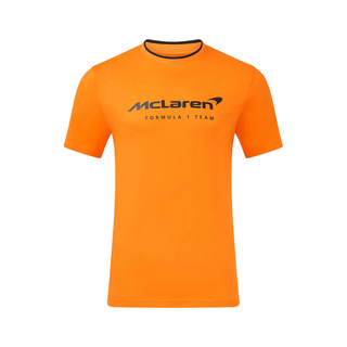 Koszulka t-shirt męska Essentials pomarańczowa McLaren F1 2025