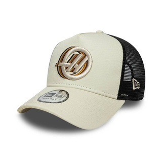 Czapka z daszkiem Seasonal Trucker Haas F1 2026 kremowa Czapka z daszkiem Seasonal Trucker Haas F1 2026 kremowa