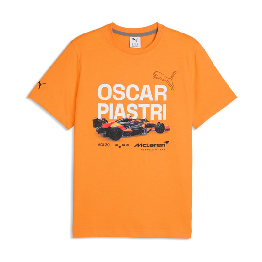 Koszulka t-shirt Oscar Piastri McLaren F1 2026 pomarańczowa