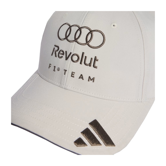 Czapka z daszkiem Team Audi Revolut F1 2026 beżowa