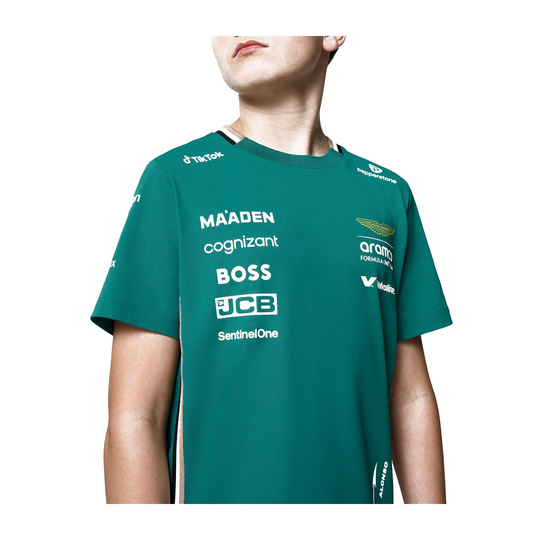 Koszulka t-shirt dziecięca Alonso Team Aston Martin F1 2025