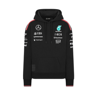 Bluza damska Hoodie Oversize Black Mercedes AMG F1 2024