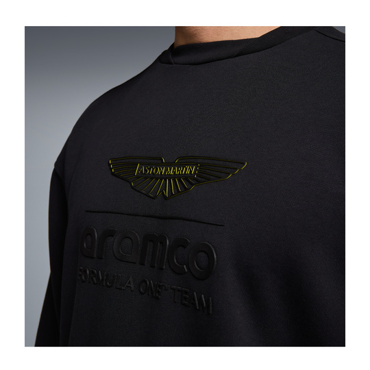 Bluza męska czarna oversized Stealth Aston Martin F1 2026
