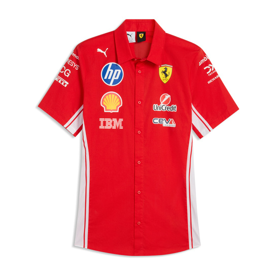 Koszula męska wyjściowa Team Scuderia Ferrari F1 2026