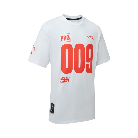 Koszulka t-shirt Limited Edition 009 Graphic Aston Martin Racing 2026 biała/czerwona