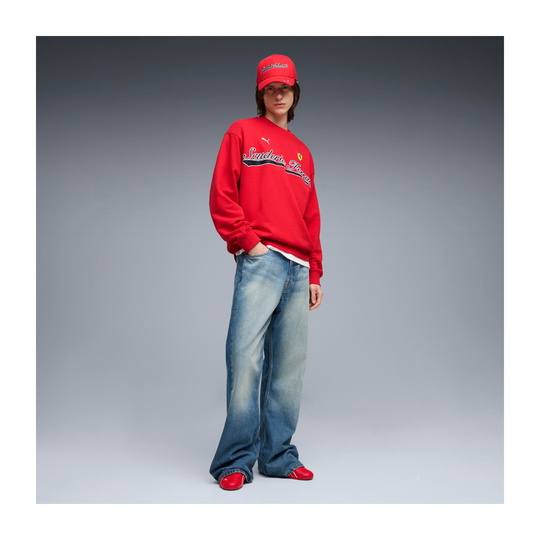 Bluza Crew Neck Scuderia Ferrari F1 2026 czerwona