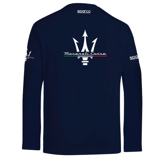 Koszulka Longsleeve Sparco Maserati Corse – granatowa