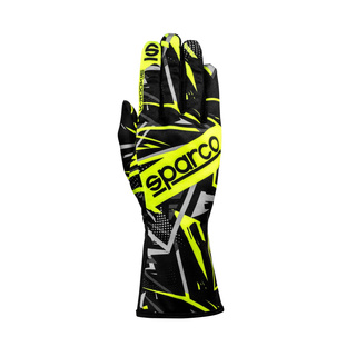 Rękawice Sparco K-Rookie czarne/żółte Rękawice Sparco K-Rookie czarne/żółte