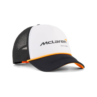 Czapka baseballowa męska Trucker biała McLaren F1 2026
