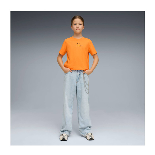 Koszulka t-shirt dziecięca Small Logo McLaren F1 2026 pomarańczowa