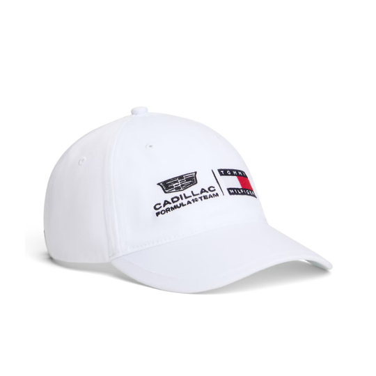 Czapka męska baseballowa biała Dual Brand Cadillac F1 2026