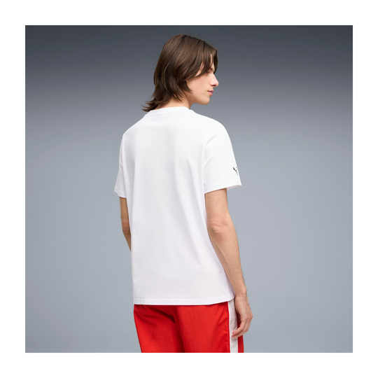 Koszulka T-shirt męska biała Large Logo Scuderia Ferrari F1 2026