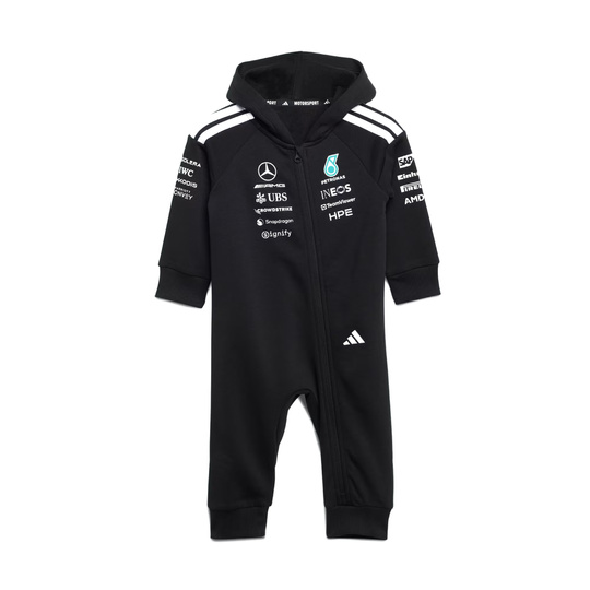 Kombinezon niemowlęcy czarny Mercedes AMG F1 2026