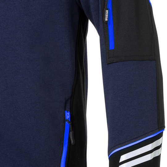 Bluza rozpinana Tech Sparco granatowa/niebieska