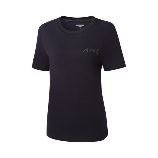 Koszulka t-shirt damska AMR Logo Aston Martin Racing 2026 granatowa