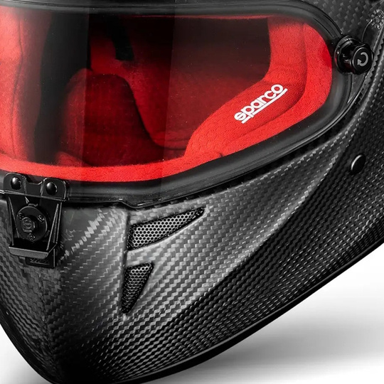 Kask Sparco Stealth RF Carbon czerwony (FIA)