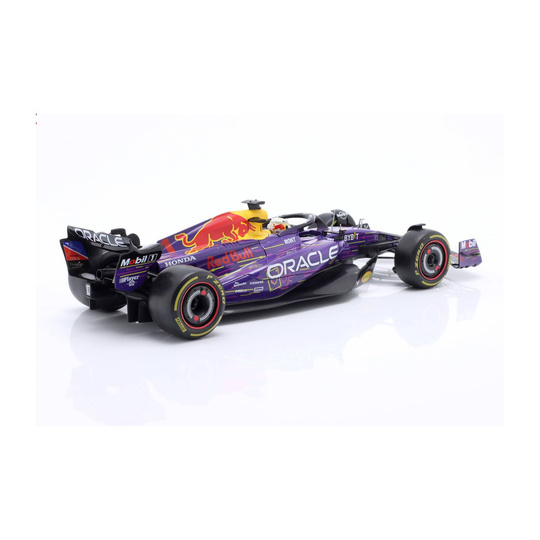 Model bolidu 1/18 Max Verstappen Las Vegas 2023 RB19 Red Bull Racing