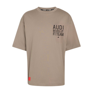 Koszulka t-shirt Elevated Graphic Audi Revolut F1 2026 brązowa Koszulka t-shirt Elevated Graphic Audi Revolut F1 2026 brązowa