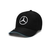 Czapka baseballowa dziecięca czarna Russell Team Mercedes AMG F1 2024