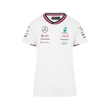 Koszulka t-shirt damska Team biała Mercedes AMG F1
