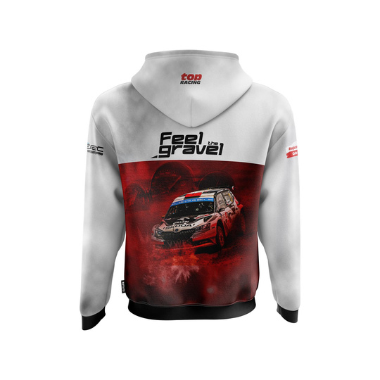 Bluza dziecięca z kapturem Rally Poland ERC 2023