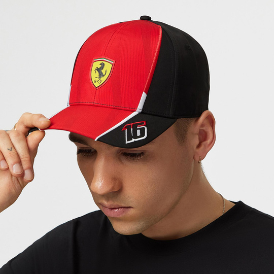 Czapka baseballowa męska Leclerc Team Ferrari F1 2023