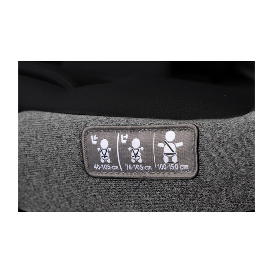 Fotelik dziecięcy Chicco Bi-seat I-Size Air czarny (0-36 kg)