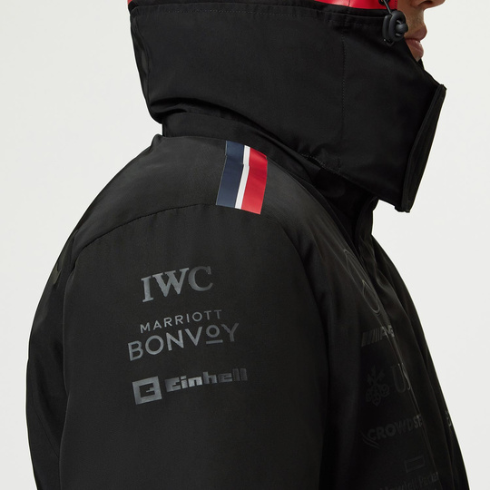 Kurtka męska Winter Team Black Mercedes AMG F1 2023