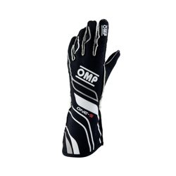 Rękawice rajdowe OMP ONE-S MY20 czarne (homologacja FIA)